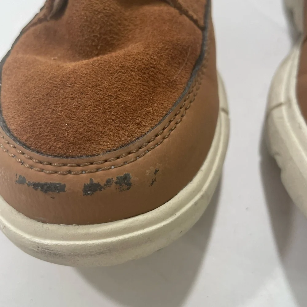 Sorel Explorer Woman’s Lace Up Boots Tan Suede Size 5